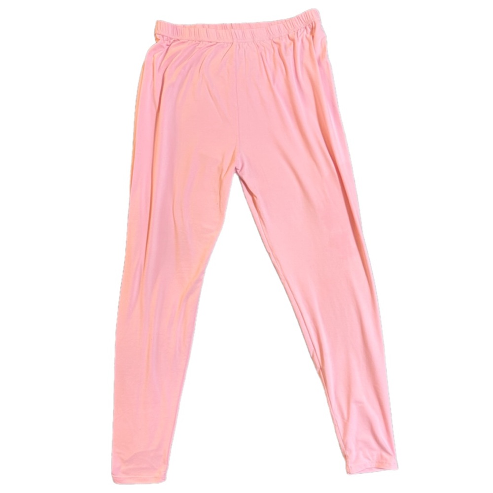 ✨ Butter Soft Plus Size Leggings 3X | Pink, Brown, Mint | Cozy Lounge - Picture 7 of 9